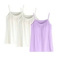 thumbnail image 1 of Adjustable Strap Sports Bras - High Impact Workout Bra, Breathable Moisture-Wicking Design (3-Pack) | Hontri | Women's Plus Size Soft Tank Top with Bra Sleeveless Comfort Yoga (AH | 5XL), 1 of 6