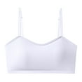thumbnail image 1 of Adjustable Straps Bralette for Women Seamless Wireless Padded Bra Crop Top Soft Lounge Bra, 1 of 5