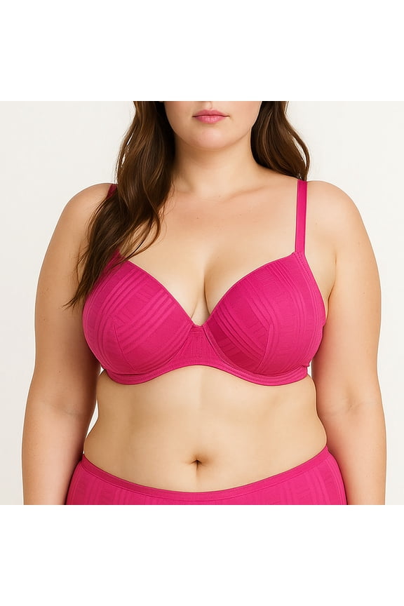 Adjustable Straps, Underwire, 3 Hook Closu42DD