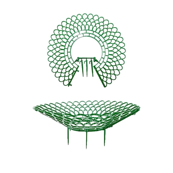 Adjustable Strawberry Plants Support Stand | 10-Pack Plastic Growing Rack for Strawberries, Tomatoes & Vegetables | 8.7"W x 3.5"H Garden Plants Holder
