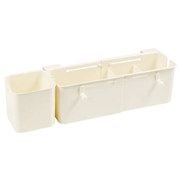 Adjustable Stretchable Bedsides Storage Shelf Hanging Organizers Sturdy PP Materials