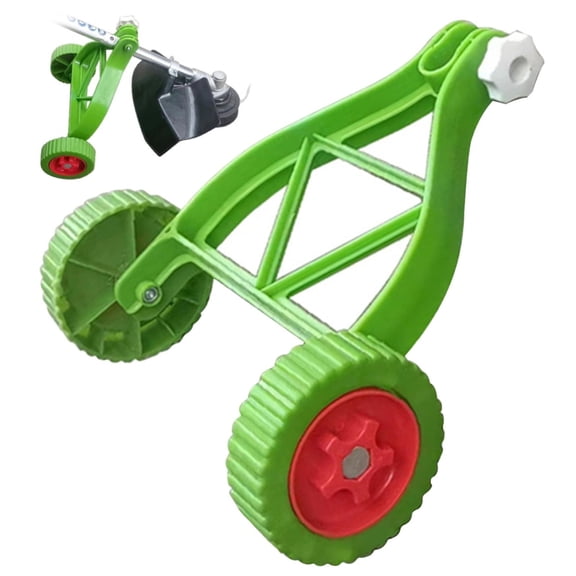 Adjustable String Trimmer Support Wheels Attachment, Walk Behind Weed Wacker, Lawn Mower Parts