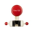 thumbnail image 1 of Adjustable Suction Cup Shower Head Holder | No-Drill Wall Mount | 360° Swivel & Angle Adjustment | Fits Showerheads | ABS Plastic | Red (117x108x64mm), 1 of 1