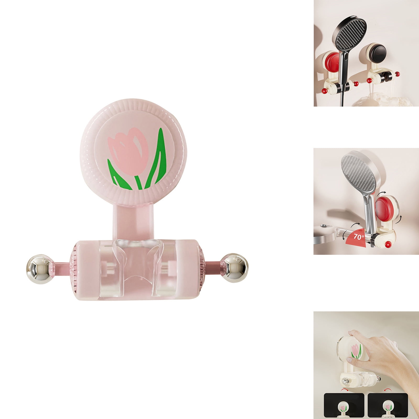 Adjustable Suction Cup Shower Holder 2024 New Kids Hooks Picture