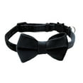 thumbnail image 1 of Adjustable Suede Bow Collar with Bell for Small Dogs and Cats, Soft & Wear-Resistant, 1 of 9