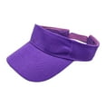 thumbnail image 1 of Adjustable Sun Visor Hat with Solid Color Design, Unisex Lightweight Tennis Cap, Classic Summer Outdoor Headwear, 1 of 3