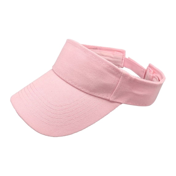 Adjustable Sun Visor Hat with Solid Color Design, Unisex Lightweight Tennis Cap, Classic Summer Outdoor Headwear
