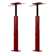 Adjustable Support Jack Posts 2-Pack, 18,000LB Capacity Each   Heavy Duty Steel Posts for Basement, Crawl Space & Beam Support