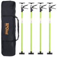 Installation Support Rods Adjustable Support Pole for Cabinet Installation, 4 Pack Steel Third ...