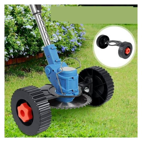 Adjustable Support Wheel Flexible Detachable Auxiliary Wheel Quick Change Trimmer Head Attachment Accessories For Gas Petrol ,2 IN 1 Trimmer & Edger