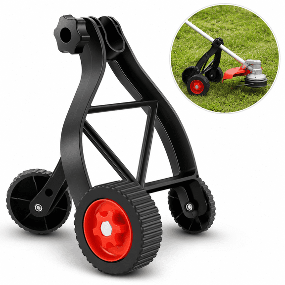 Adjustable Support Wheels Auxiliary Wheels 26mm(1 inch) 28mm(1.1inch) Weed Trimmer Wheel Walk Behind String Trimmer