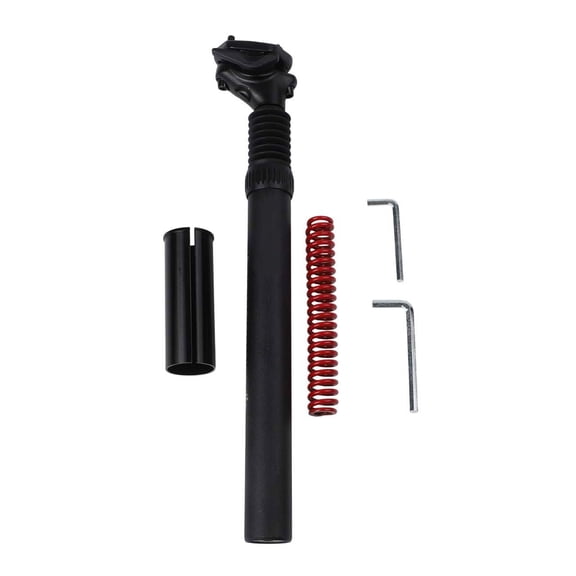 Adjustable Suspension Seatpost For Bikes, Made From Lightweight aluminum Alloy For Rider Convenience(34.9mm by shim)