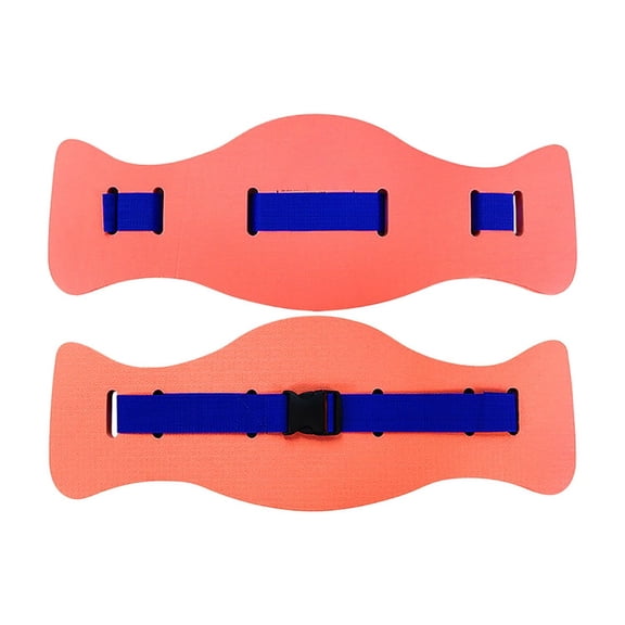 Adjustable Swim Belt Floating Exercise Waist Belt for Pool Beginners and Adults Buoyancy Support for Water Workouts 61.5Cm×22.5Cm×2.8Cm orange