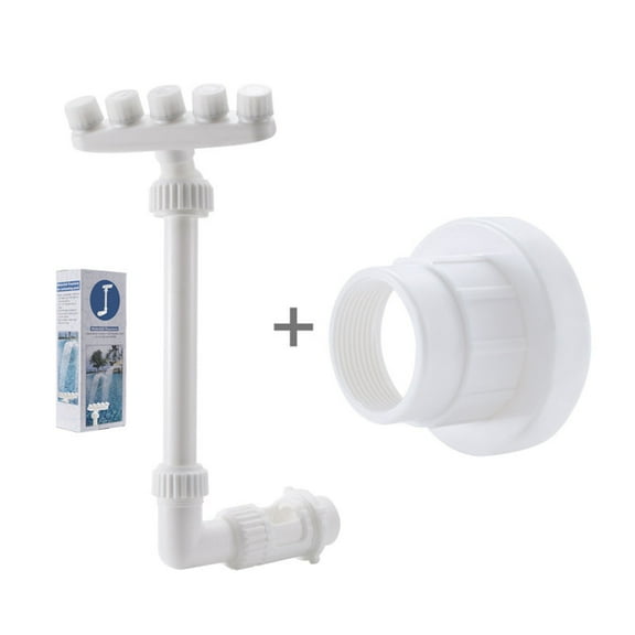 Adjustable Swimming Pool Water Sprinkler with 360- Direction Control and Five Nozzles for Above Ground Inground Pools
