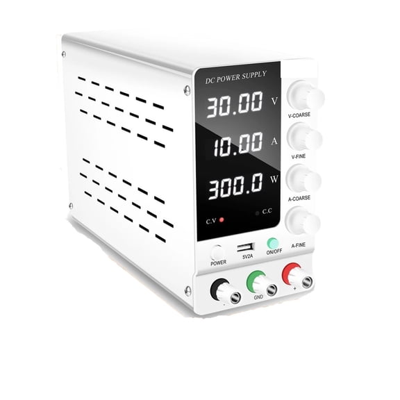 Adjustable Switching DC Power Supply Lab Bench Power Supply Output Preset Current USB Interface ,Stable Output
