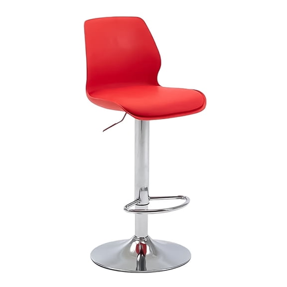 Adjustable Swivel Barstools Faux Leather Bar Chairs Counter Height Bar Stools with High Backrest,PU Leather Bar Stool for Kitchen Island,Upholstered Pub Stools Armless Dining Chairs for Bar