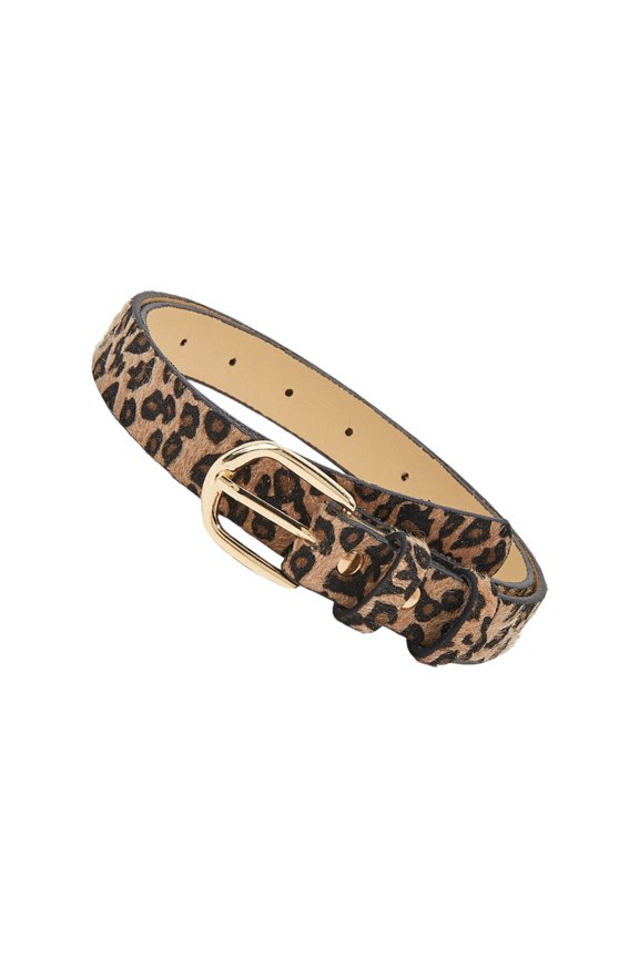 Adjustable Synthetic Strap For Pants Fashionable Waistband With Polished Metal Detail