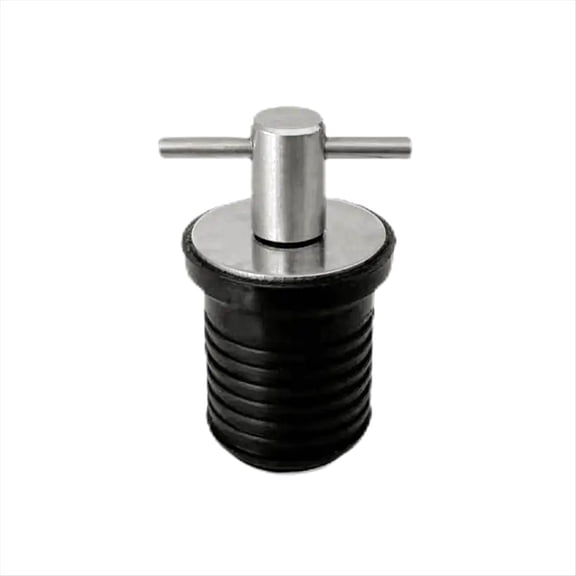 Adjustable T-Handle Twist-in Boat Drain Plug Bung Socket for Kayak Canoe Marine Yacht Speedboat Boat Hardware 25mm,1 * marine rubber plug