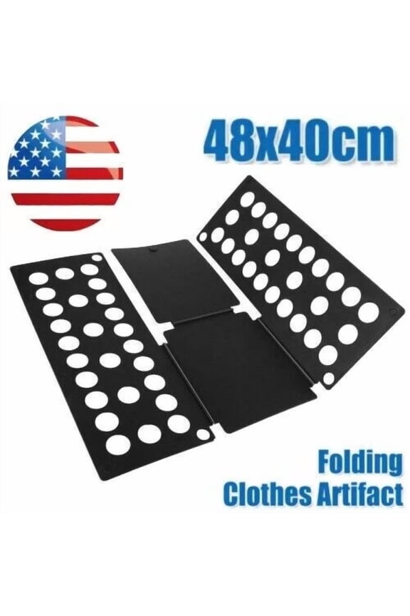 Adjustable T-Shirt Clothes Flip Folder Folding Board Laundry Organizer For Child