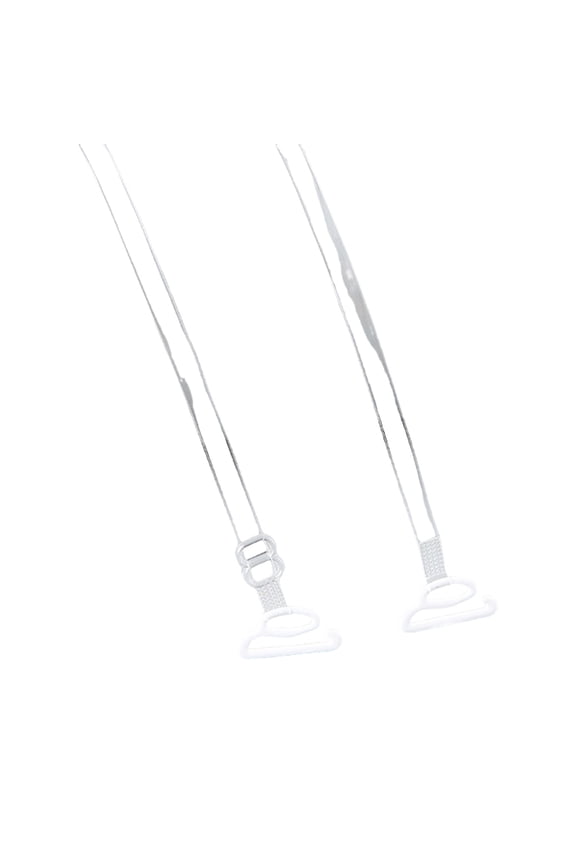 Adjustable TPU Invisible Shoulder Straps Thin Clear Removable Bra Straps For Off Shoulder Tops And Strapless Dresses