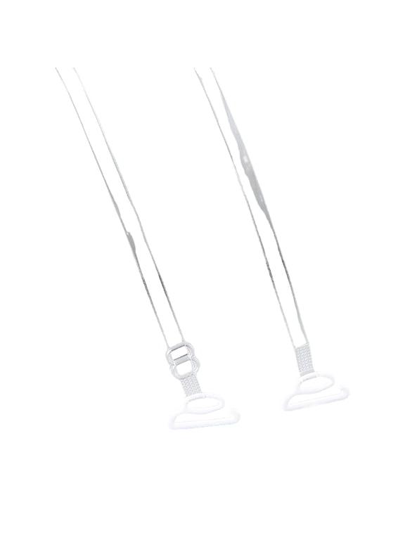 Adjustable TPU Invisible Shoulder Straps Thin Clear Removable Bra Straps For Off Shoulder Tops And Strapless Dresses