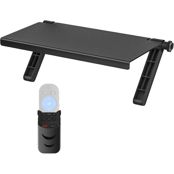 Adjustable TV Top Shelf for Roku Streaming Device - 13 Inch Screen Top Shelf for Roku Box Express, Premiere, Ultra, 1 2 3 4 Cable Box Shelf Easy Install Top of TV Shelf