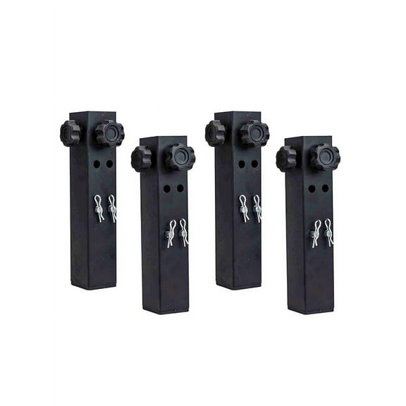 Adjustable Table Leg Extenders with Double Locking Pins Height Adjustable Extenders for Furniture or Workbenches