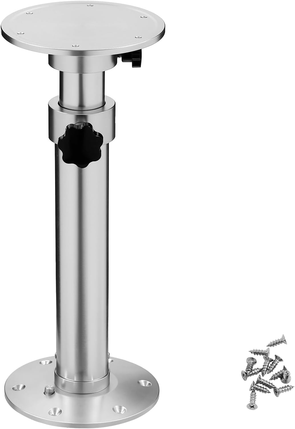 Adjustable Table Pedestal, 18-27.5 Inches Detachable Table Base Stand ...