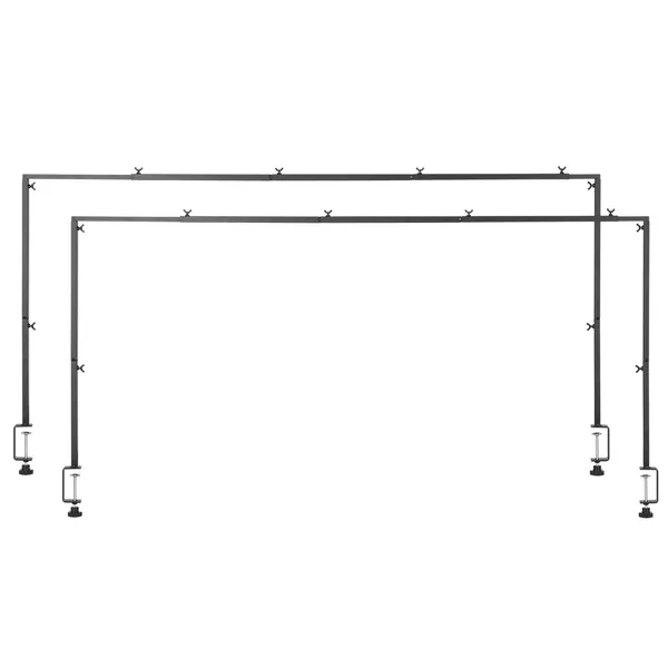 Adjustable Over The Table Rod Stand with Clamps 13 to 42 Inches Tall 28 ...