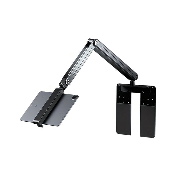 Adjustable Tablet and Phone Stand for 4.7"12.9" Devices Rotatable Foldable Arm, Space-Saving Design, Durable Aluminum Alloy, Hands-Free Holder for iPad, iPhone, Smartphones, and More
