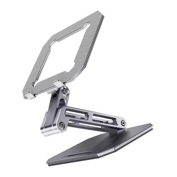 Adjustable Tablet Stand for Long Hours Use in Bedroom or Office Lightweighted Aluminum Notebook Holder Foldable