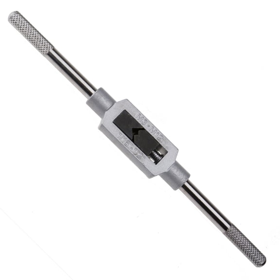 Adjustable Tap Reamer Wrench Tool M3-M12 Capacity 190mm Handle