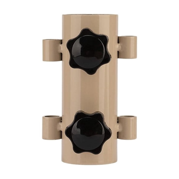 Adjustable Tarp Pole Holder - Tent Stake Base for Camping