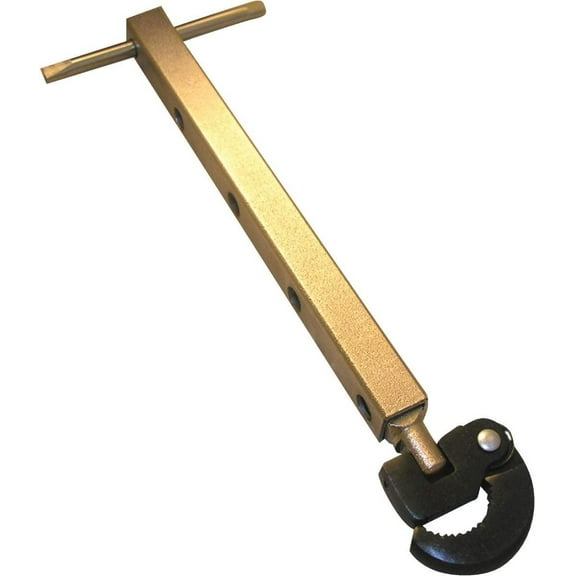 Larsen Adjustable Telescopic Basin Wrench - Adjustable - 9 to 16-In. Heavy-Duty Construction, Professional Use