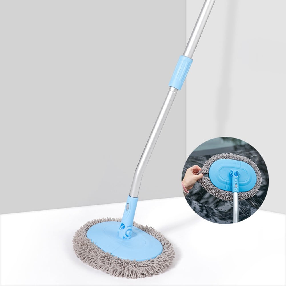 Adjustable Telescopic Car Wash Brush Kit Mop Long Handle Vehicle