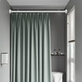 thumbnail image 1 of Adjustable Telescopic Shower Curtain Rod | No Drilling Stainless Steel Pole | 50-80cm Length for Bathroom & Space Optimization | Black, White, Silver, Multicolor, 1 of 7