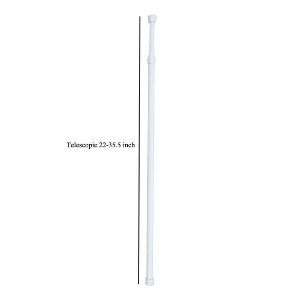 Adjustable Telescopic Tension Curtain Rod,Spring No Drill Installation Window Rod,Aluminum Alloy Shower Rod,Suitable For Home(16-28 Inch)