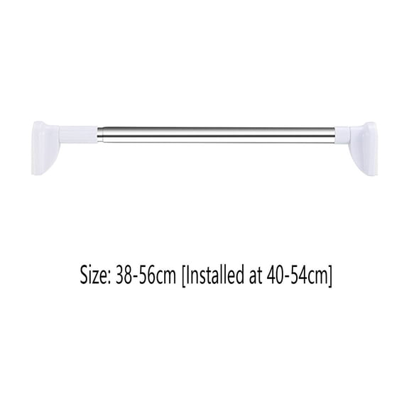 Adjustable Telescopic Tension Rod for Clothes and Curtains – No Tools, Damage-Free Installation for Closet, Bathroom, or RV – Heavy Duty Design Supports Up to 5kg