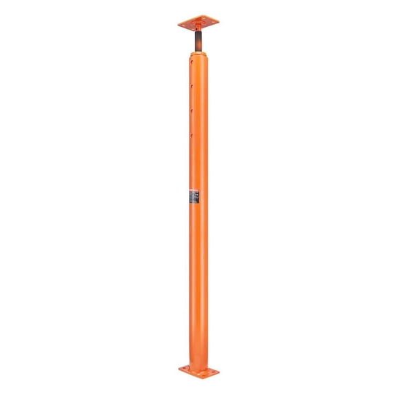 Adjustable Telescoping Support Beam, 54-150 In Height, 11200 Lbs Max Load, Steel Construction, House Floor Jack Compatible