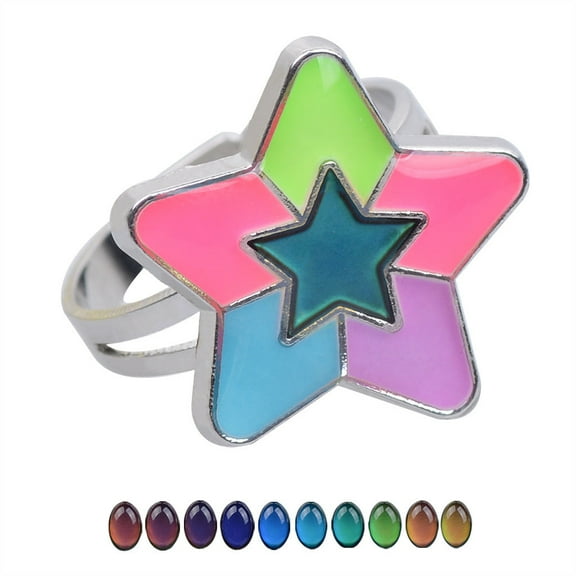 Adjustable Temperature And Mood Color Ring