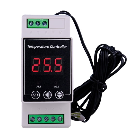Adjustable Temperature Control System Rail Mount Digital Temperature Controller