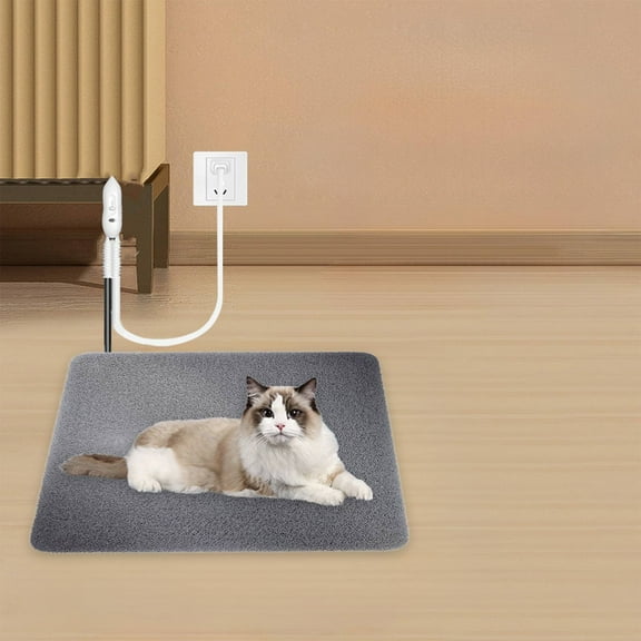 Adjustable Temperature Electric Pet Heating Mat Indoor Small Animal Warm Bed for Cats Dogs Puppies Senior Pets