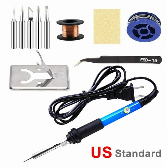 Adjustable Temperature Electric Soldering Iron 110V(US plug) /220V(EU Plug) 60W  Soldering Iron Welding Solder Repair Tool