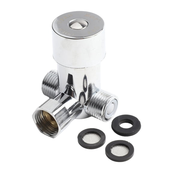Adjustable Temperature Thermostatic Mixing Valve Induction Faucet Mixing Valve Alloy Smile Home
