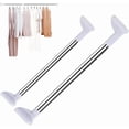 thumbnail image 1 of Adjustable Tension Curtain Rod, No Drill Telescoping Shower Rod for Bathroom, Heavy Duty Stainless Steel Clothes Hanging Bar for Closet, Damage-Free Installation for Renters and Home Organization, 1 of 9