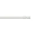 thumbnail image 1 of Adjustable Tension Rod 16-23 Inches - No Tools Needed - Perfect for Lightweight Voile Curtains, Rubber Tips for Secure Fit - Easy Installation for Home Use - White, Sold by 1, 1 of 5