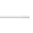 thumbnail image 1 of Adjustable Tension Rod 24-31 Inches - No Tools Needed - Perfect for Lightweight Voile Curtains, Rubber Tips for Secure Fit - Easy Installation for Home Use - White, Sold by 1, 1 of 5