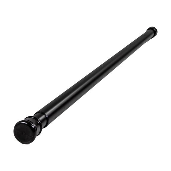 Matte Black Adjustable Tension Shower Rod, No Drill, Expandable 36-63 in.