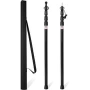 Adjustable Tent Poles for Camping Set of 2, Viaky Telescoping Aluminum Tarp Rods Heavy Duty for Awnings Canopy Shelter Outdoor Rainfly Portable & Reusable, 38"-