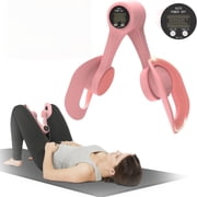 Adjustable Thigh Exerciser with LED Display, Inner Thigh Workout Tool with Resistance Band for Home Fitness, Portable Exercise Equipment for Men and Women